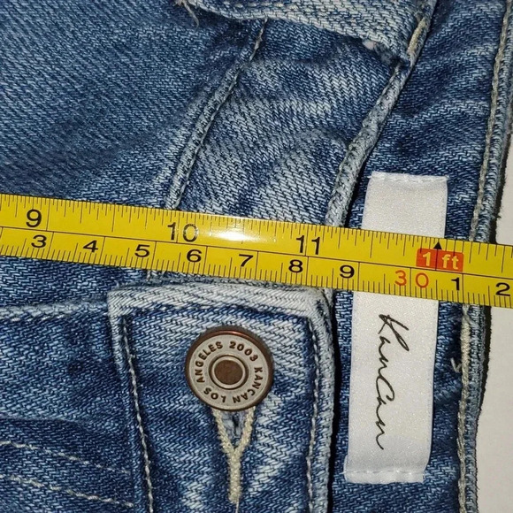 KanCan Medium Stone Wash Denim Shorts Size 7/27 - Picture 11 of 11